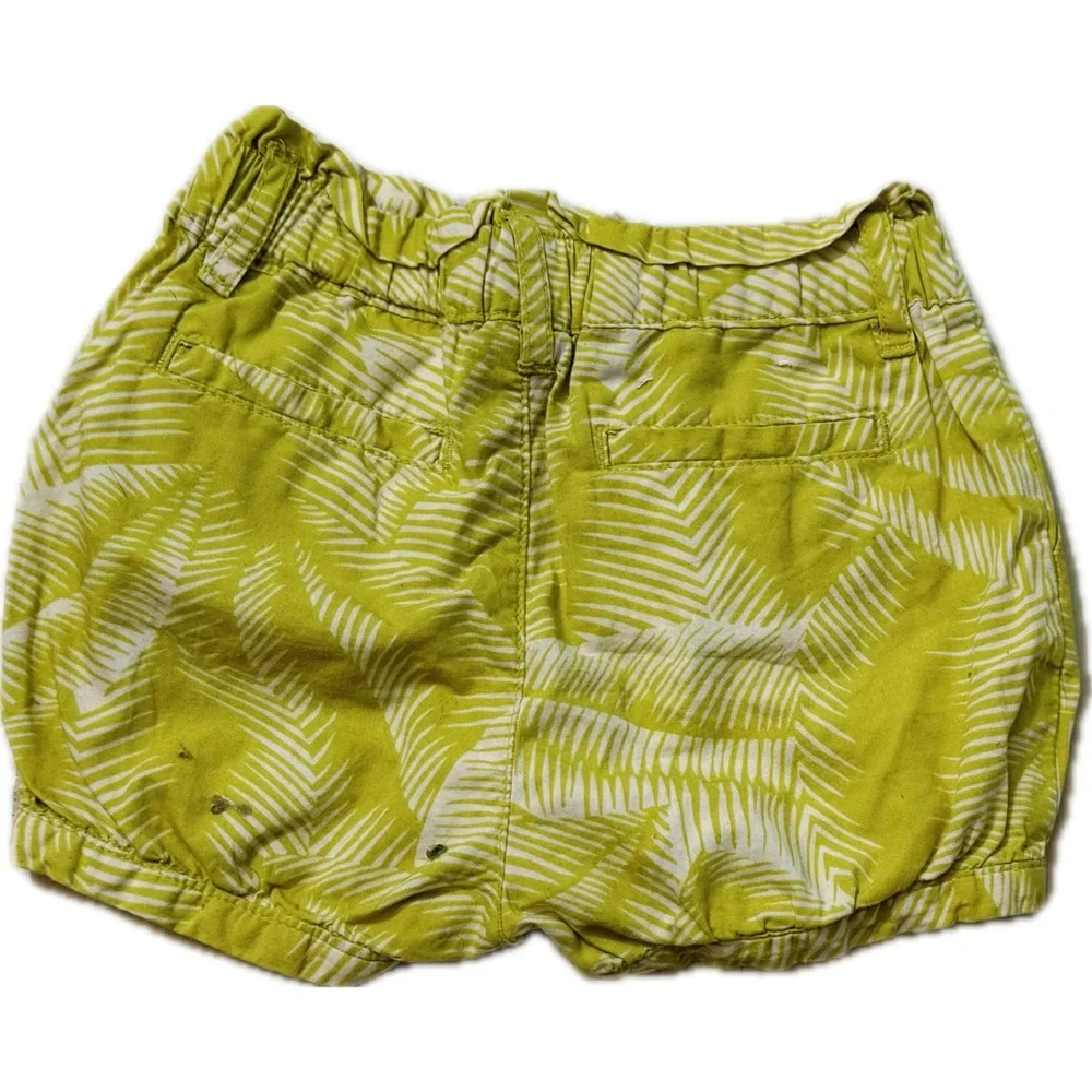 GAP Kids Green Leaf‎ Print Shorts